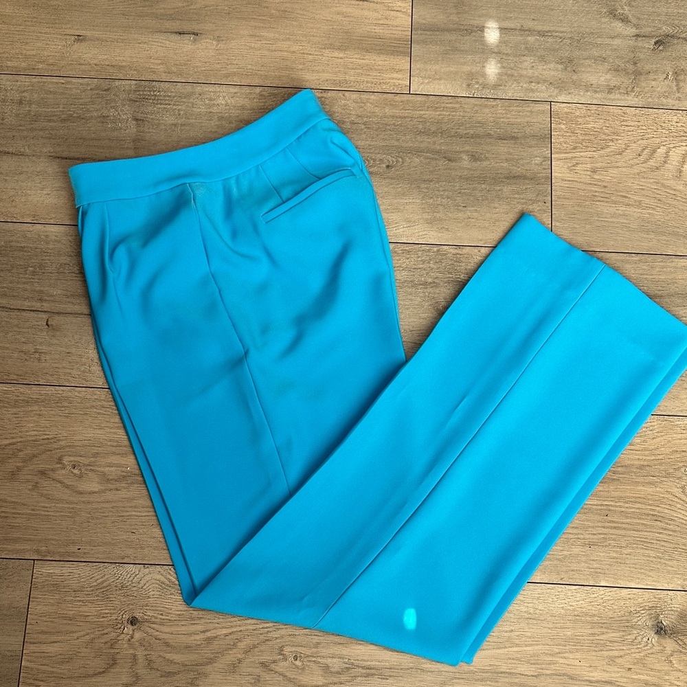 FRAME Turquoise Blue Trousers